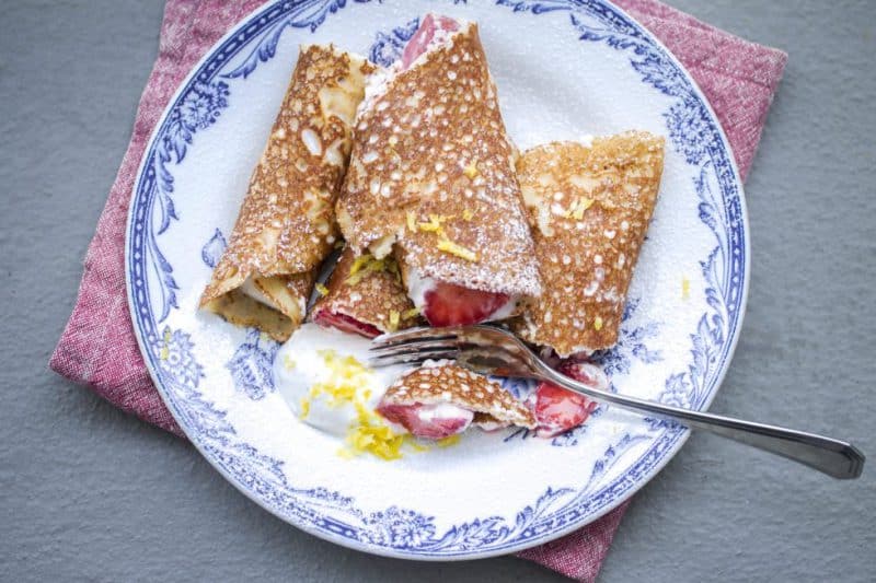 Recept på naturligt glutenfri pannkakssmet till pannkakor och crêpes